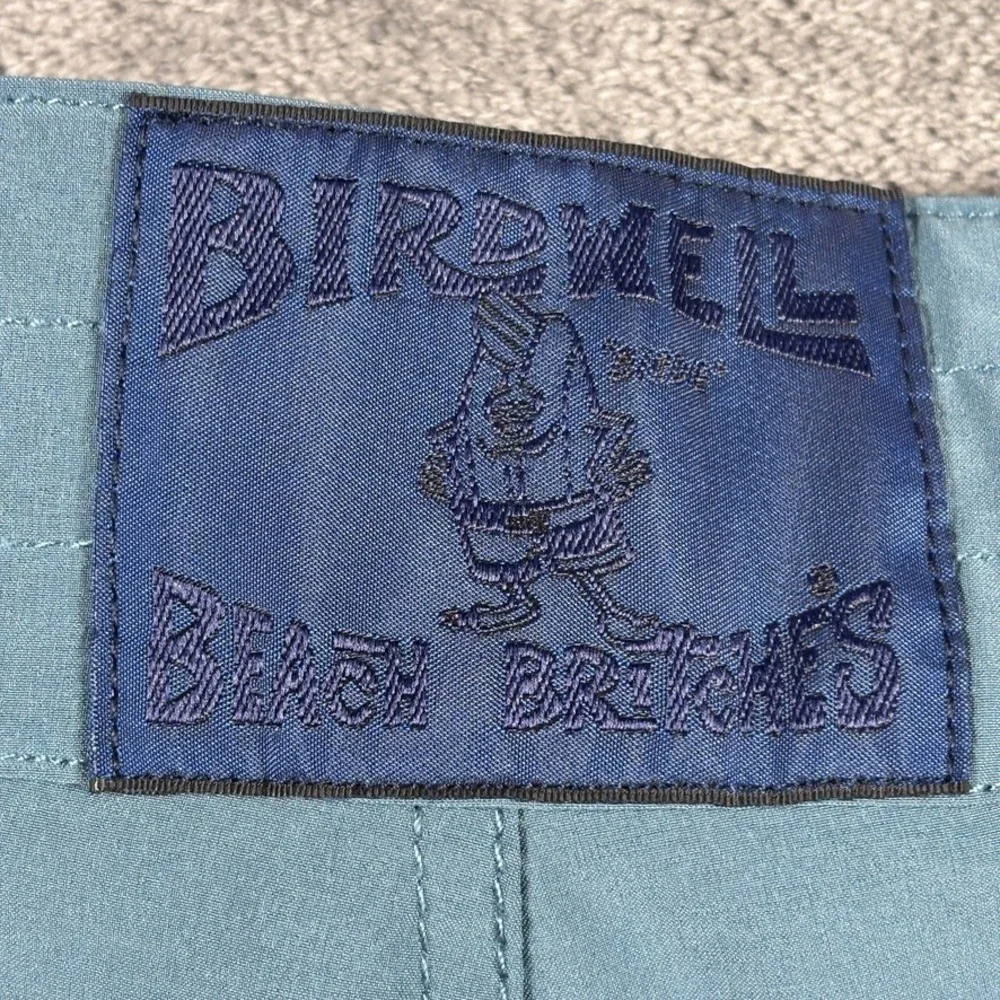 Birdwell Beach Britches Shorts Mens 36 Blue Back Pocket Surf Board Swim Trunks